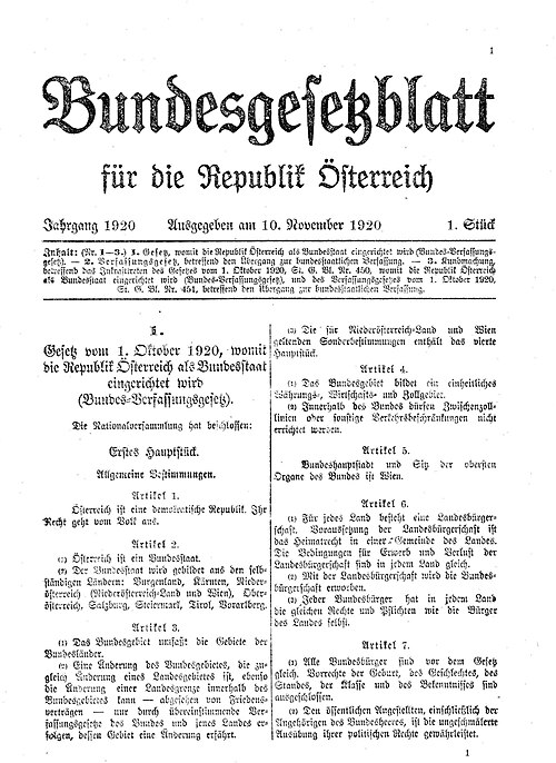 Federal Constitutional Law